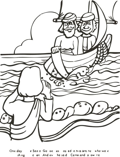 You can choose up to 3 colors. Fishers of Men Coloring Pages Printable | Activity Shelter