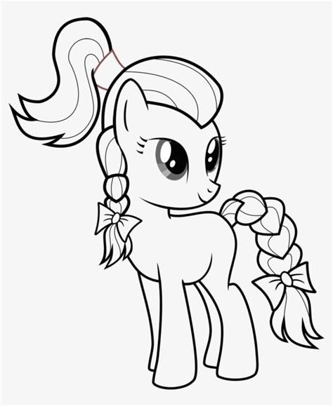 Shining Design My Little Pony Outline Drawing At Getdrawings My
