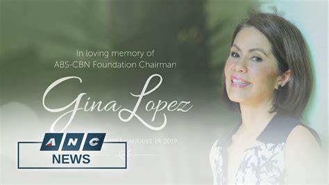 Remembering Gina Lopez Environmental Advocate Steward Of Faith Youtube