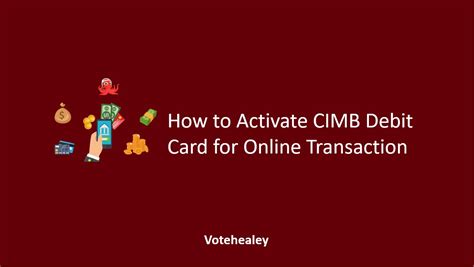 Simply sign in with your online id and passcode to speed up the activation process. How to Activate CIMB Debit Card for Online Transaction