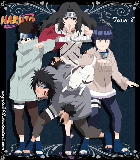 Team 8 By Nagato392 Naruto Uzumaki Hinata Hyuga Anime Naruto Sasuke