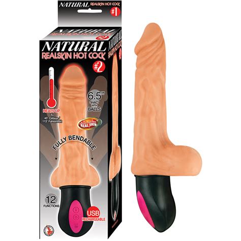 Natural Realskin Hot Cock 2 65 Inches Beige