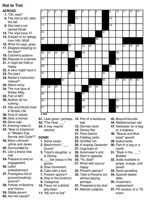 Our crossword puzzles are free to download for personal use, so print as many copies as you need for your noncommercial purposes, and enjoy!. Easy Crossword Puzzles for Seniors | Activity Shelter
