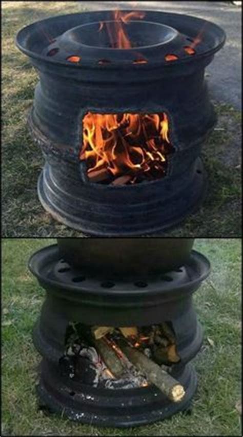 Grab some old car or truck rims and you're already half way there! 18 Wheeler Rim Fire Pit | Marc's projects | Pinterest ...