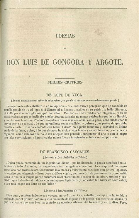 Poesías De Don Luis De Góngora Y Argote Biblioteca Virtual Miguel De