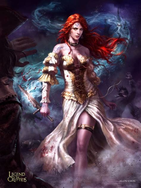 Games Fantasy Characters Woman Legend Of The