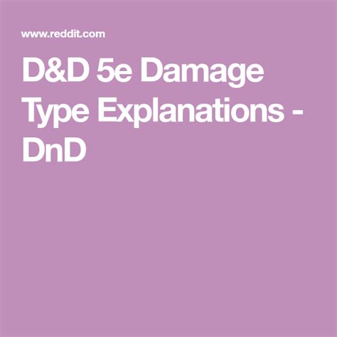 Damage types have no rules of their own, but other rules, such as damage resistance, rely on the types. Dnd 5E What Damage Type Is Rage : Barbarian Rage Damage ...