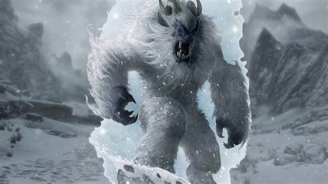 Dandd 5e Monster Of The Day The Big One Abominable Yeti Youtube