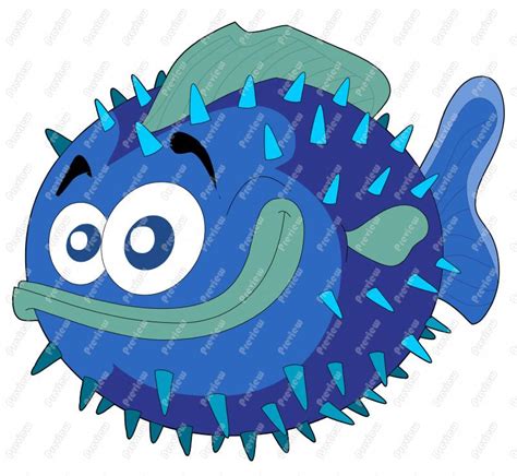 Puffer Fish Clipart Free Download On Clipartmag
