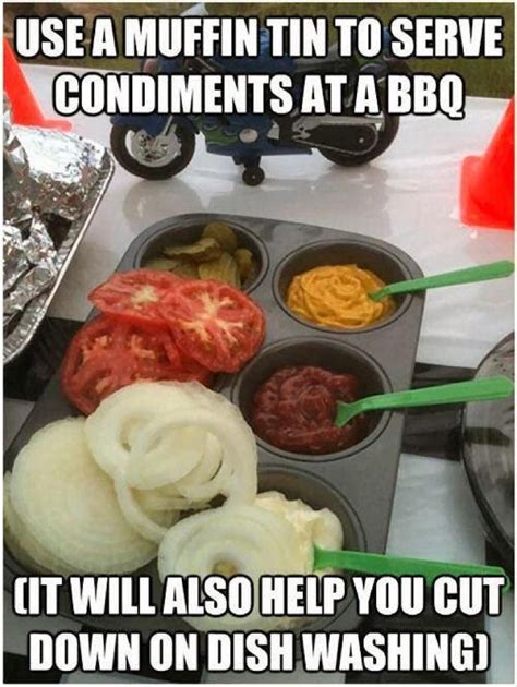 Muffin Tin For Condiments At A Bbq Or Party Musely