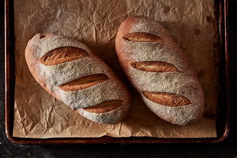 A loaf of crusty fresh bread. The Easiest Loaf of Bread You'll Ever Bake | King Arthur Flour