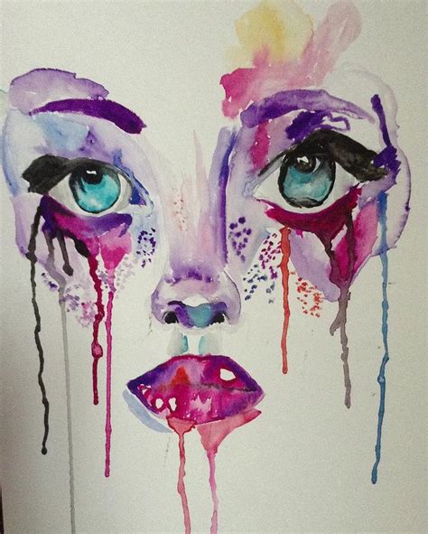 Abstract Eyes Painting By Shelby Rawlusyk