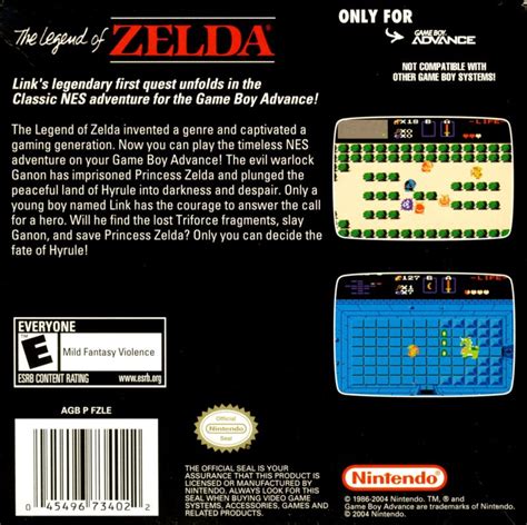 The Legend Of Zelda Rom Game Boy Advance Gba Download Blueroms