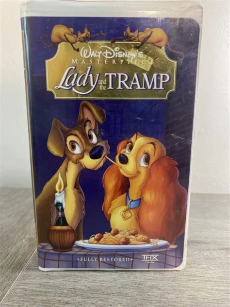 Walt Disneys Lady And The Tramp Vhs 1998 Masterpiece Collection