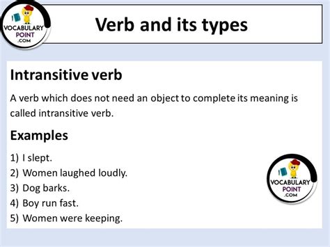 My Abc Corner Verbs And Its Types