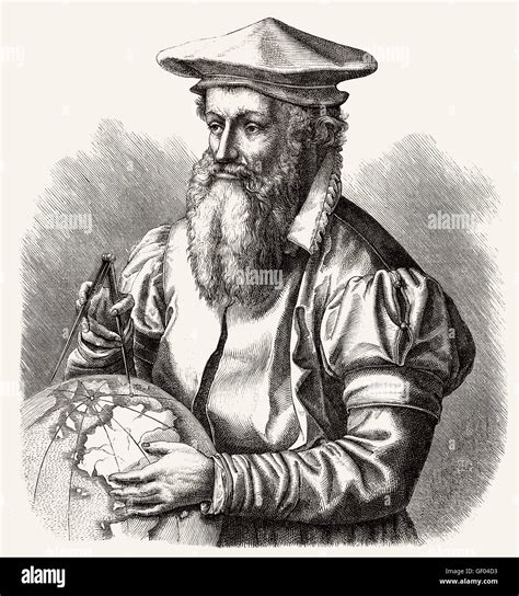 Gerardus Mercator Or Gerard De Kremer 1512 1594 A Cartographer