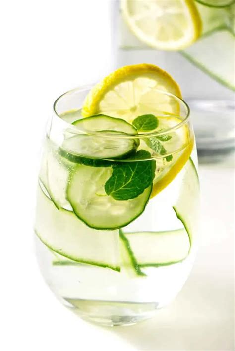 Cucumber Lemon Water Video Savor The Best