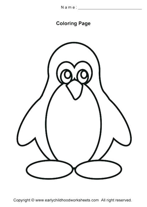 Easy Animal Coloring Pages For Kids At Getdrawings Free Download