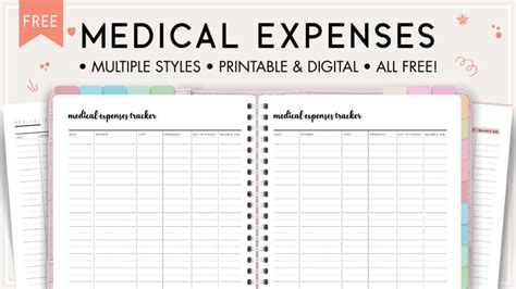 FREE Printable Medical Expenses Tracker World Of Printables