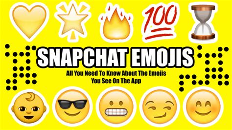 Snapchat Emojis 👻 All You Need To Know About The 🌟 Emojis On The App