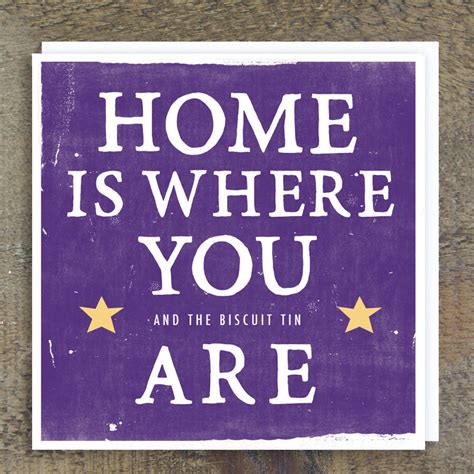 'home is where you are' card by zoe brennan | notonthehighstreet.com