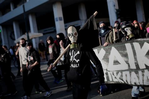 Hundreds Of Anarchists Arrested After Athens Protests Descend Into