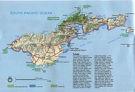 1up Travel Maps Of American Samoatutuila Island Us Department Of