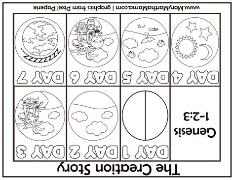 7 Days Of Creation Coloring Pages Pdf - Charles Davis' Coloring Pages
