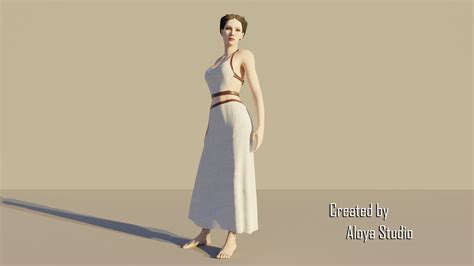 female spartan 3d game ready realistic character