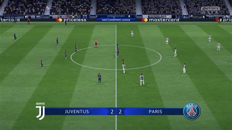 Fifa 19 Gameplay Juventus Vs Psg Champions League Youtube