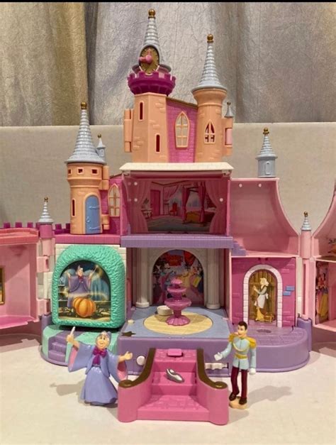 Vintage Polly Pocket Princess Musical Castle Cinderella Etsy