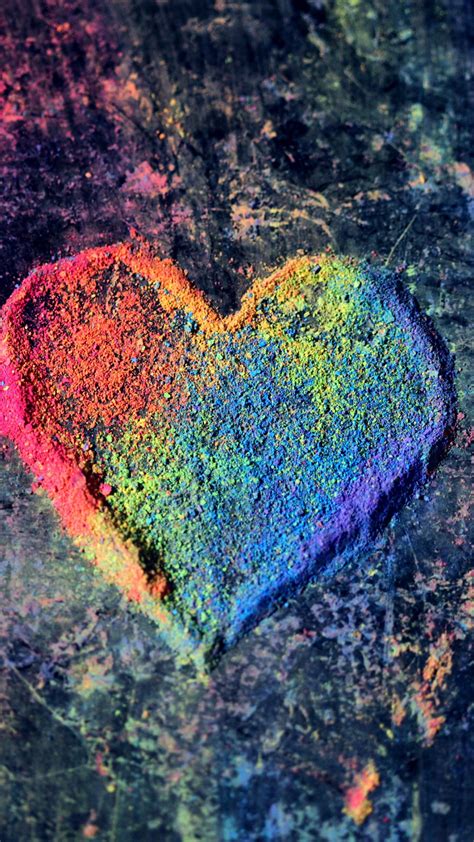 Colorful Valentine Love Heart 4k 5k Wallpapers Hd Wallpapers Id 30224