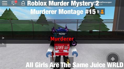 Redeeming codes in murder mystery 2 is a simple easy process. Roblox Murder Mystery 2 (Murderer Montage) -All Girls Are The Same Juice WRLD - YouTube