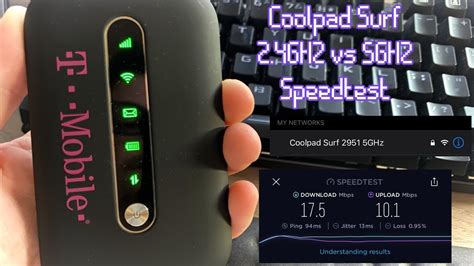 Coolpad Surf T Mobiletest Drive 24ghz Vs 5ghz Speedtest Youtube
