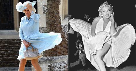 Princess Charlotte Christening Camilla Has Marilyn Monroe Moment As
