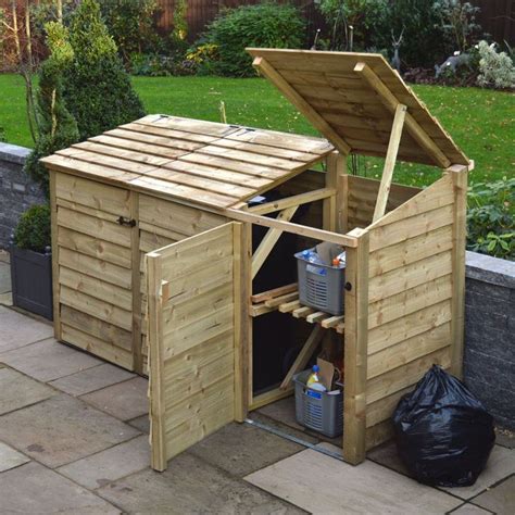 Morcott Triple Combo Bin Storage Unit Etsy Wooden Garden Gazebo