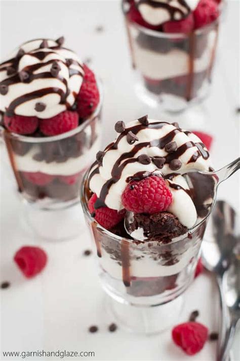 Raspberry Brownie Cheesecake Trifles The Best Blog Recipes