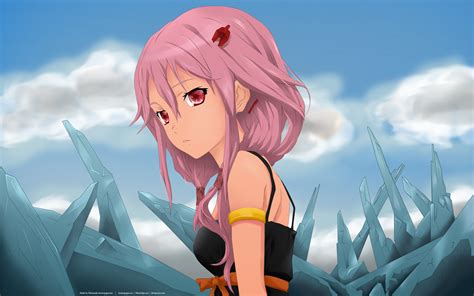 Wallpaper Illustration Anime Guilty Crown Yuzuriha Inori Art