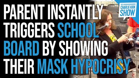 Parent Instantly Triggers School Board By Showing Their Mask Hypocrisy