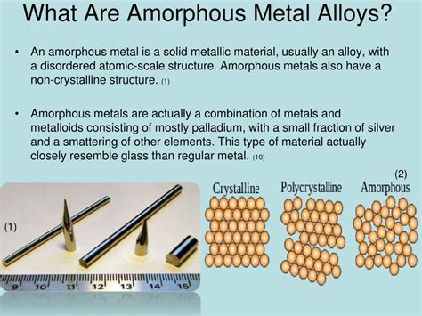 PPT Amorphous Metal Alloys PowerPoint Presentation Free Download ID