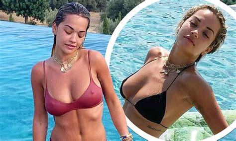 Rita Ora Puts On Eye Popping Display In Collection Of Tiny Bikinis As She Shares Throwback Snaps