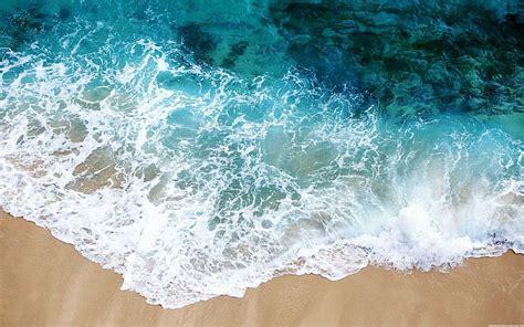 Hd Wallpaper Waves Beach Wallpaper Flare