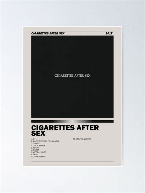 Self Titled Album Cigarettes After Sex Album Poster And More Poster For Sale By
