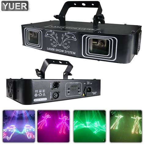 1000mw Rgb Double Head Full Color Laser Light Dmx512 Voice Control Scanning Pattern Effect Laser