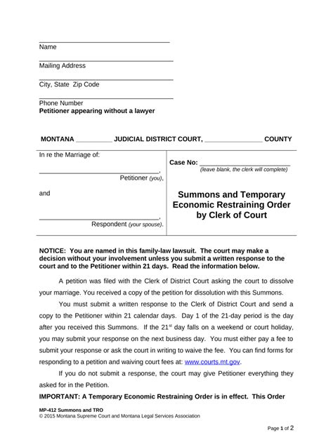 Printable Prank Fake Restraining Order Form Use Our Detailed