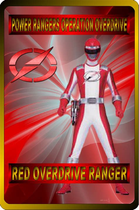 Red Operation Overdrive Ranger