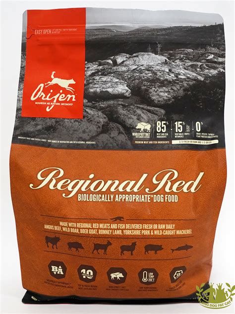 From a small start in muhlenfeld's kitchen, orijen has grown into a major brand that is currently sold in 70 countries around the world. Orijen Regional Red Dog Food