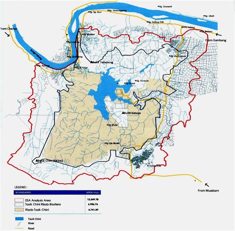 Isu tanah rizab melayu : Lokasi - Pusat Penyelidikan Tasik Chini