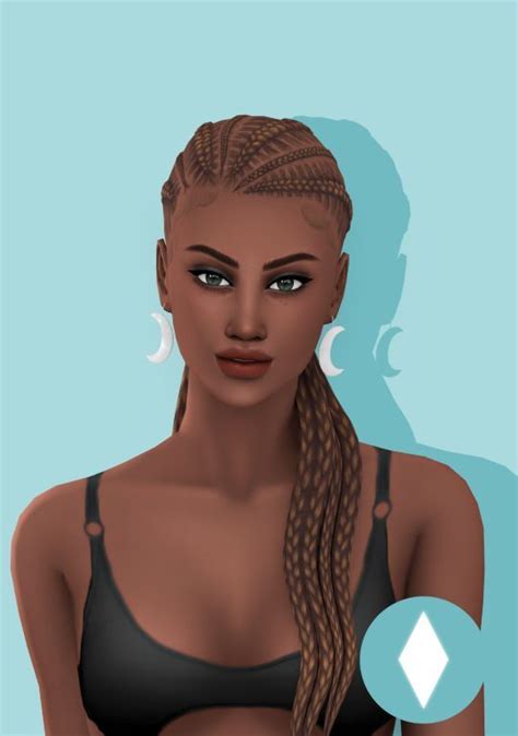Sims 4 Cas The Sims Sims Cc Female Dreads Sims Hair Sims 4 Cc