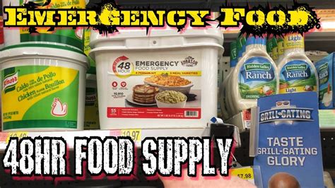 Walmart, sams, costco, dollar general, and big lots emergency food shopping tips. Walmart | 48 Hour Survival Food Supply under $20 4-People ...